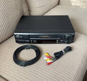 Jvc Hr-j7002um Rare Vcr 4-head Intelligent Stereo Vhs Player Tested See Video