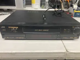 Hr-j97ms Jvc Vhs Karoke Player With Remote And Manual - For Parts Untested