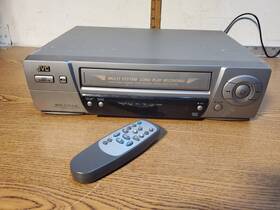 Jvc Hr-p53a Vhs Pal Vcr Tested Multi System Video Recorder With Remote Working
