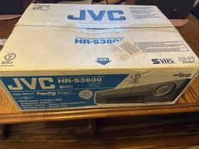 Jvc Hr-s3800 New In Box Vcr Svhs