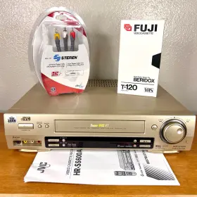 Hr-s5600am Jvc Super Svhs Vcr Recorder Hi-fi Accessories Tested Works Great