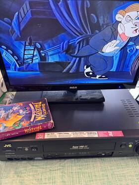 Jvc Hr-s7600u-super Hr-s7600u Super Vhs S-vhs Svhs Et Vcr Video Cassette Recorder No Remote