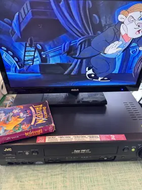 Hr-s7600u-super Jvc Hr-s7600u Super Vhs S-vhs Svhs Et Vcr Video Cassette Recorder No Remote