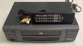 Jvc Hr-vp404u Vcr Plus 4 Head Vhs Player With Remote And Av Cables Tested