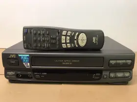 Hr-vp434u Jvc Ultra Spec Da 4 Head Vhs Vcr Video Cassette Recorder With Remote