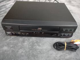 Jvc Hr-vp436u Vcr Player Tested 4 Head Video Cassette Vhs Recorder With Tv Cable