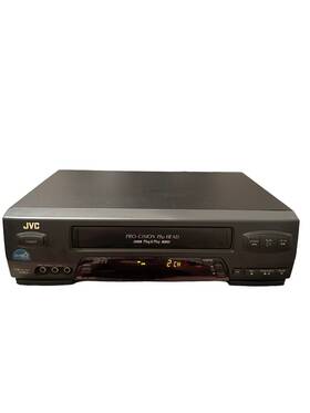 Jvc Hr-vp45ou Vcr Pro-cision 19u Head Plug And Play Model Hr-a63u Tested With Remote