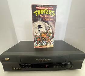 Jvc Hr-vp59u Vhs Vcr Vtg Pro-cision 19u Head 4 Tmnt Movie Inch Works