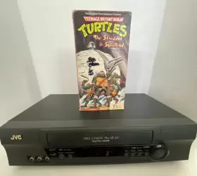 Hr-vp59u Jvc Vhs Vcr Vtg Pro-cision 19u Head 4 Tmnt Movie Inch Works