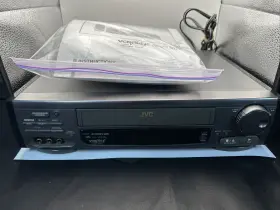 Hr-vp616u Jvc Vcr Plus Vhs Player Recorder With Remote Tested Works