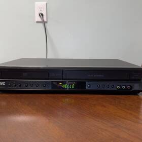 Jvc Hr-xvc11 Dvd Vcr Combo Vhs Player Hi-fi Fully Tested No Remote