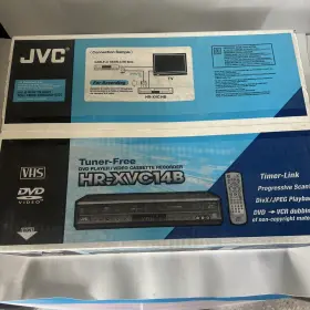 Hr-xvc14b Jvc Dvd Player / Video Cassette Recorder Combo With Remote Brand New