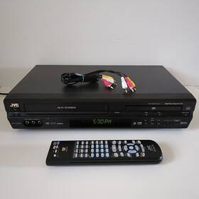 Jvc Hr-xvc26u Dvd/vcr Combo Model With Remote Av Cable-2004-tested Works