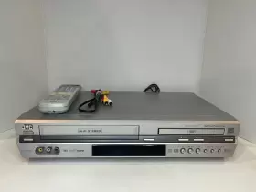 Hr-xvc29su Jvc Dvd Vcr Player Recorder Dual Combo Vhs Tested Silver With Remote