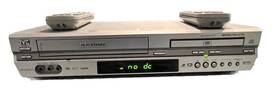 Jvc Hr-xvc29uj Dvd Vcr Player Recorder Dual Combo Vhs Tested Silver- 2 Remotes