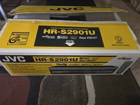 Jvc Jvc-s2901u Super Vhs Video Cassette Recorder. Remote/cords/original Box