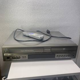 Jvc Sr-mv40 Professional Series Dvd/s-vhs Recorder For Parts Powers On