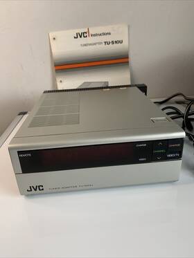Jvc Tu-s1ou Tuner Adapter With Instruction Manual Powers Up Untested Parts