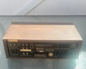 Vcr-5501 Jvc Vintage Fm-am Stereo Receiver Woodgrain Tested Works