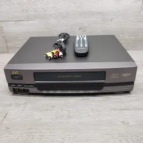 Vhr-vp624u Jvc Vcr 4 Head Hi-fi Stereo Vhs Player With Remote Tested Quick Ship