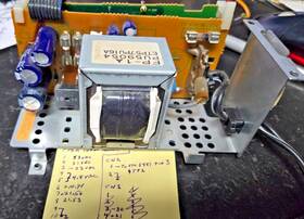 Jvc/zenith Fp1a Working Power Supply Fp-1a Pu59054 Vf1820-1 With Stk5481 12 21 54 -30