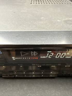 Kenwood Kv-926hf Vcr Vhs Player Video Cass Recorder Works Rare Made In Japan