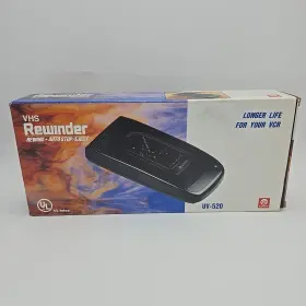 Kinyo 031752109000 Vhs Rewinder Uv-520 Video Cassette Tape