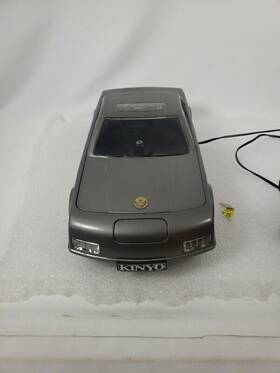 Kinyo 671604 Gray W Logo Block Text Sports Car Vhs Rewinder Tested Video Cassette