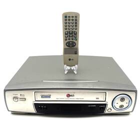 Lg Lg-c240m Cinemaster Millennium Vcr Turbo Rewind With Remote Tested Working