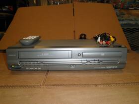 Magnavox 10305 Fully Serviced Vcr Dvd Combo Mwd2205 4 Head Vhs Remote Cable Free Ship