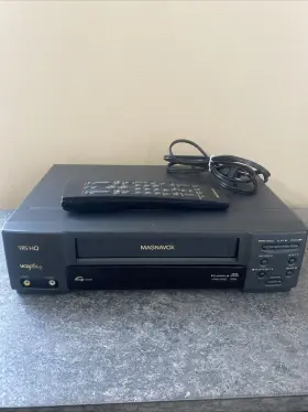 Vr9342at21 Magnavox 9342at21 Phillips Vcr Plus- 4 Head- Recording- #vr9342at21- With Remote- Works