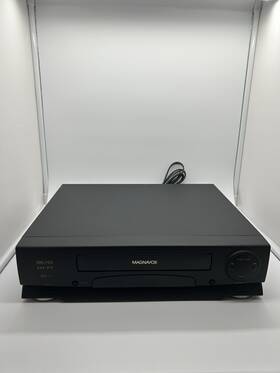 Magnavox 9360 Vhs 4 Head Hi Fi Video Cassette Recorder Vr With Remote Tested