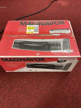 Magnavox Bmg22 Vcr Player Vr 400 W Remote New Open Box
