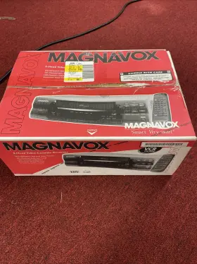 Bmg22 Magnavox Vcr Player Vr 400 W Remote New Open Box Bmg22 Magnavox Vcr Player Vr 400 W Remote New Open Box