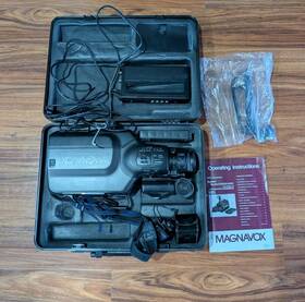 Magnavox Cvk321av01 With Accessories And Case For Home Movies Vhs Tapes