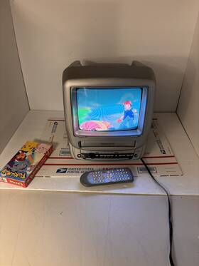 Magnavox Mc09d1mg01 Vintage 9 Inch Tv/vcr Combo With Remote Tested Mint Condition A