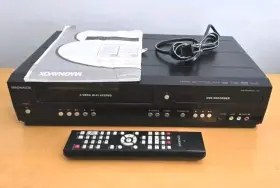 Mdr161v Magnavox Vcr Dvd Combo With Remote - Tested Records Vhs To