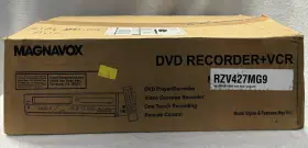 Rzv427mg9 Magnavox Dvd Recorder Vcr Combo 1080p New In Box With Remote Manual