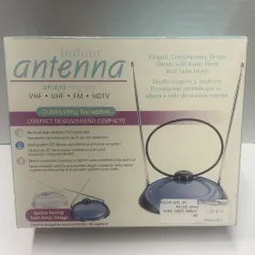 Scp010 Magnavox Phillips Indoor Antenna Vhf Uhf Fm Hdtv Coax Connect New