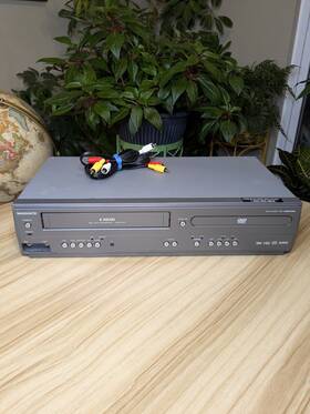 Magnavox U25667164 C Mwd2206 Dvd Vcr Vhs Player Recorder With Rca Cable Tested Works