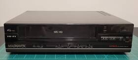 Magnavox Vr1260at01 Video Cassette Recorder - Tested No Remote