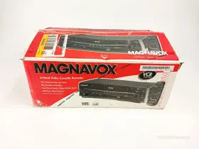 Vr201 Magnavox Video Recorder 2 Head Vcr Vhs Player With Remote Nib Nos