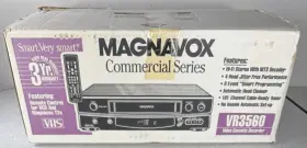 Vr3560 Magnavox Vcr With Remote Manual And Box Parts Only