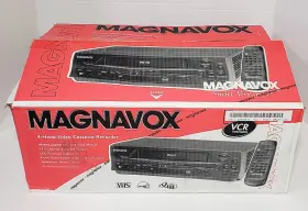 Vr401bmg Magnavox Vcr Vhs Tape Player Recorder And Remote Complete With Manual