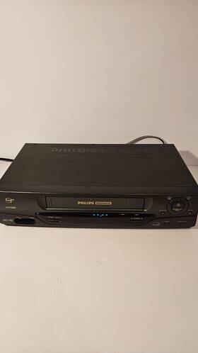 Magnavox Vr4471at21 Philips Vcr 4-head Vhs Player Recorder Tested Works