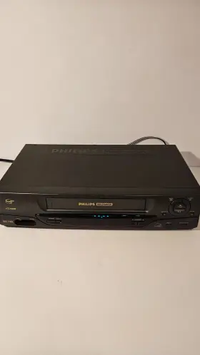 Vr4471at21 Magnavox Philips Vcr 4-head Vhs Player Recorder Tested Works