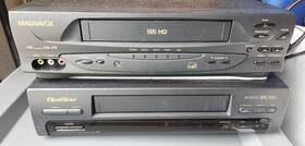 Magnavox Vr601bmg23 Philips Vcr And Quasar Vh40 Both Turn On/ For Repair