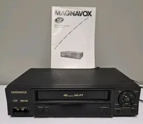 Vr602bmg21 Magnavox Philips Video Cassette Recorder Vcr With Manual Tested Vr602bmg21 Magnavox Philips Video Cassette Recorder Vcr With Manual Tested
