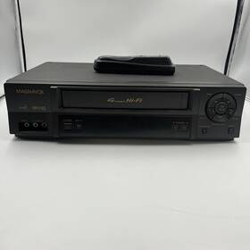 Magnavox Vr602bmg23 Vintage Vcr 4-head Hi-fi Vhs Tape Player Recorder For Parts