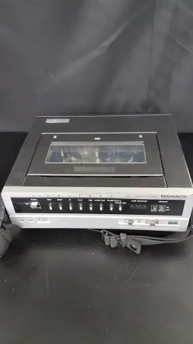 Vr835obko1 Magnavox Vintage Video Cassette Recorder Model With Strap